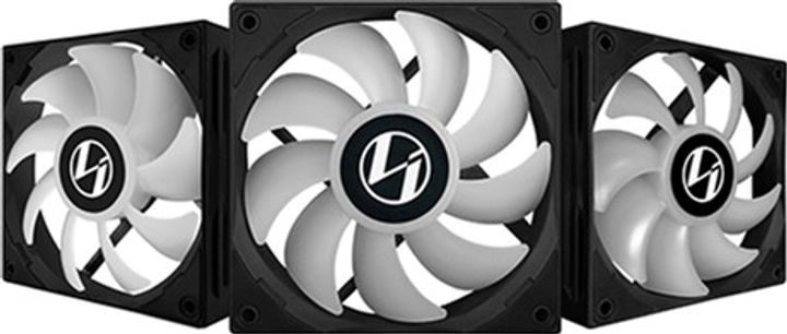 Набор вентиляторов Lian Li ST120-3 Triple Black (G99.12ST3B.00) - изображение 2
