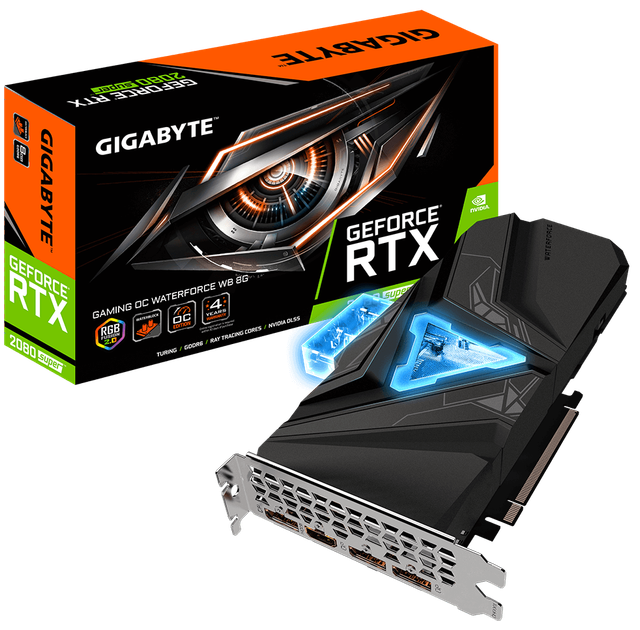 Gigabyte PCI-Ex GeForce RTX 2080 Super Gaming OC Waterforce WB 8G 8GB GDDR6 (256bit) (1845/15500) (HDMI, 3 x DisplayPort) (GV-N208SGAMINGOC WB-8GD) - изображение 7
