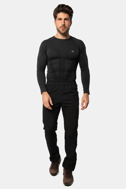 Брюки спортивные черные Softshell Avecs AV-50210 3XL - изображение 3