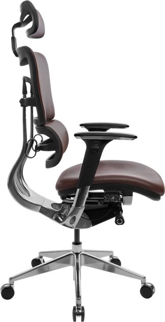 Офисное эргономичное кресло GT Racer X-807 Leather Burgundy (P-01) - Фото 9 Офисное эргономичное кресло GT Racer X-807 Leather Burgundy (P-01) - изображение 9
