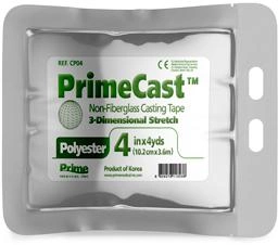 Бинт полимерный Prime Medical PrimeCast голубой 10.2 см х 3.6 м 10 шт (8809278110648) - изображение 1