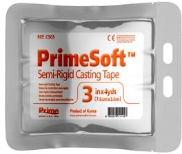Бинт полимерный Prime Medical PrimeSoft розовый 7.6 см х 3.6 м 10 шт (8809278111140) - изображение 1