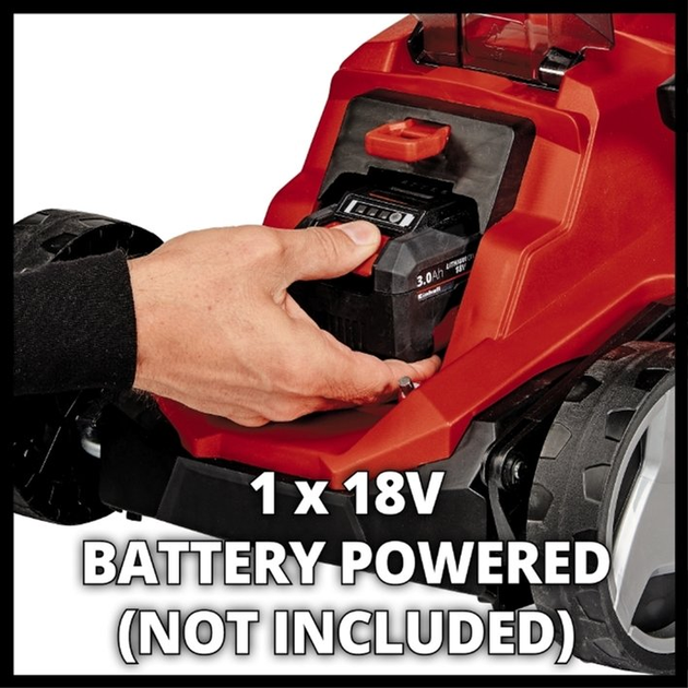 Газонокосарка Einhell GE-CM 18/33 Li — Solo (3413266) (Без АКБ та ЗП) - изображение 7