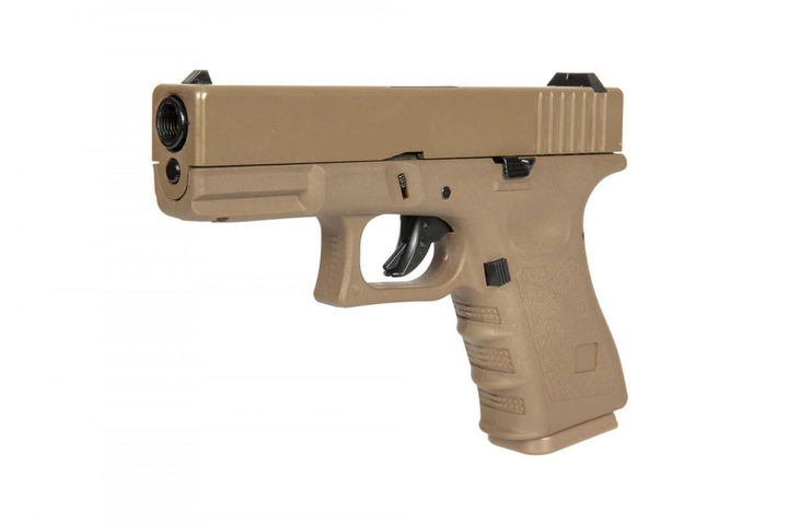 Пістолет East & Crane Glock 19 Gen 3 EC-1301 Tan (Страйкбол 6мм) - зображення 2