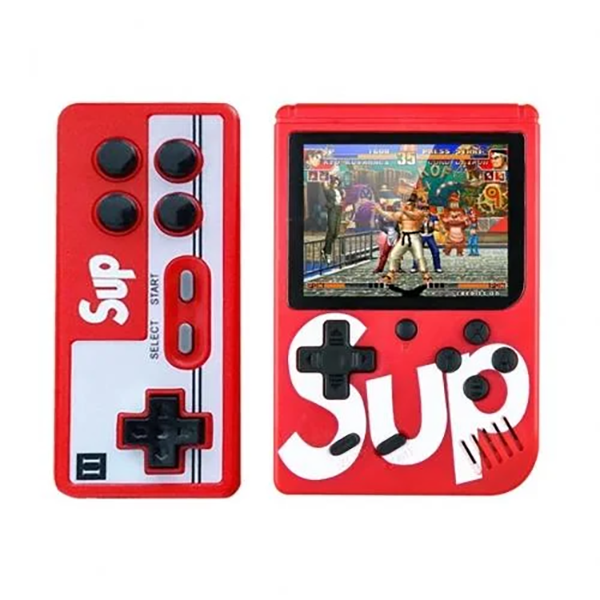 Портативна приставка Retro FC Game Box Sup 400in1 з джойстиком Red - зображення 2