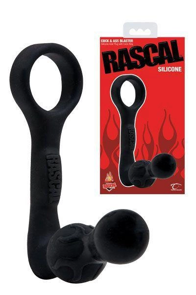 Кольцо и анальный шарик Rascal Sil Cock and Ass Blaster, 10 см (12021000000000000) - изображение 1