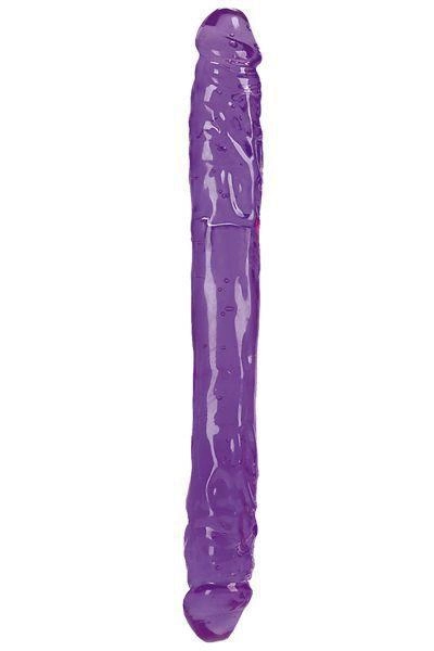 Двухсторонний фаллоимитатор на косточке Double Dong 12 Jelly purple, 30.5 см (12310000000000000) - изображение 1