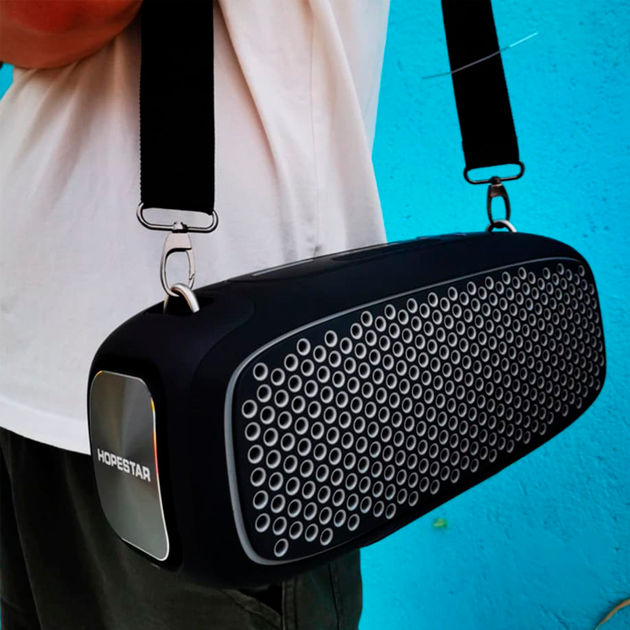 Портативная беспроводная Bluetooth колонка Hopestar A30 55W Black (A30B) - Фото 5 Портативная беспроводная Bluetooth колонка Hopestar A30 55W Black (A30B) - изображение 5