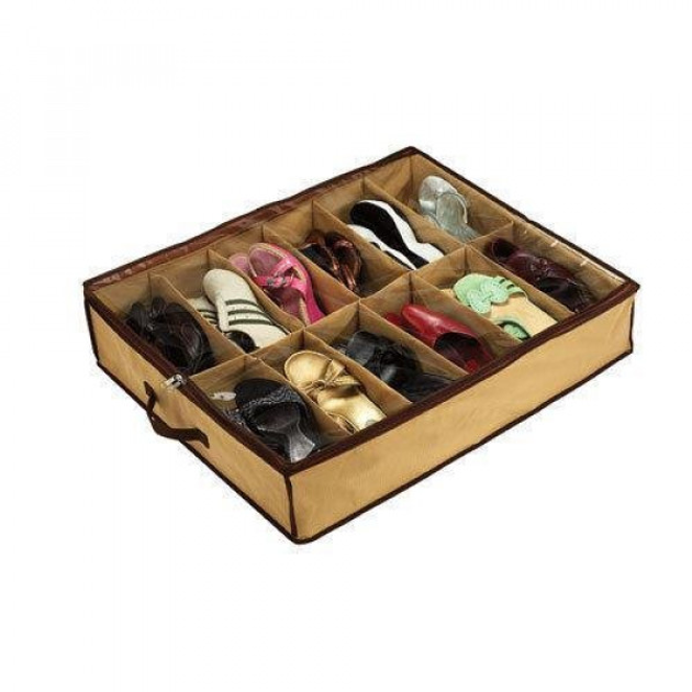 Коробки для обуви, усиленный пластик, прозрачные, хранение обуви, 34-21-13 см., 10 шт.