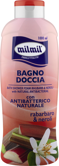 Акція на Гель для душу MilMil Ревінь і Неролі Антибактеріальний 1000 мл від Rozetka