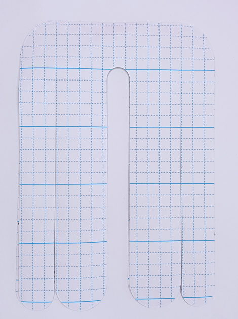 Тейпи для спини Pre-cut, для попереку, кінезіо пластир для спини (упаковка 2 шт), бежевий - зображення 2