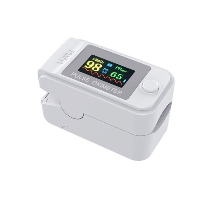 Пульсоксиметр для вимірювання сатурації (Fingertip Pulse Oximeter) LK-89 White - зображення 2