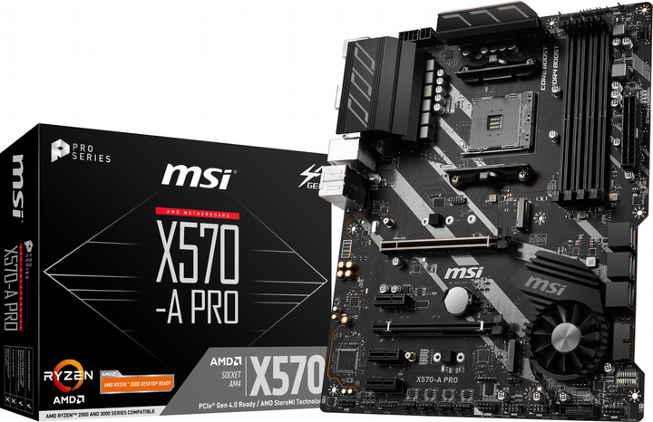 Материнская плата MSI X570-A PRO (AM4, AMD X570) Б/У – фото, отзывы ...