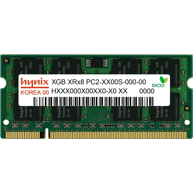 Оперативна пам'ять Hynix SODIMM DDR2 2Gb 800MHz PC2-6400
