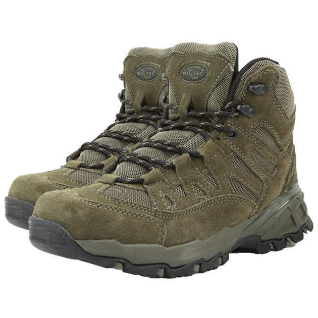 Тактичні демісезонні кросівки-черевики Mil-tec SQUAD 5 " нубук олива р-р 39UA (12824001_7) - зображення 1