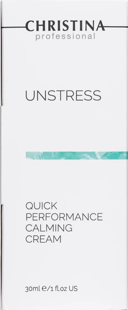 Крем для обличчя Christina Unstress Quick Performance заспокійливий 30 мл (7290100367636) - зображення 2