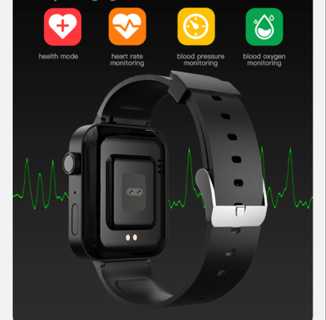 Умные мужские смарт часы Smart Watch K70 Black фитнес браслет с шагомером и трекингом измерение давления пульса и сатурации ответ на звонки (48833) - изображение 3