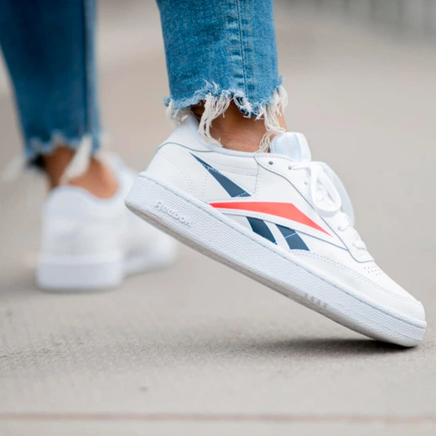 Жіночі кеди низькі Reebok Club C 85 MU EH0640 39 (7) 25 см White/Connavy Scarlet (4062053992929) - зображення 3