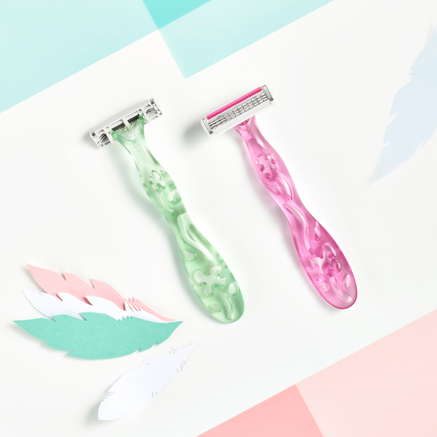 Набор бритв без сменных картриджей BIC Miss Soleil Sensitive 3 шт (3086123519176) - изображение 12