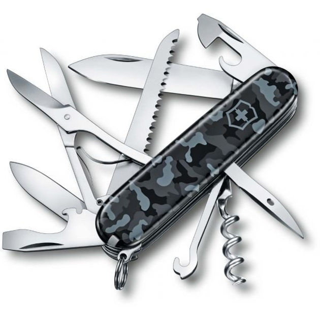 Ніж швейцарський Victorinox Huntsman Темно-Синій - зображення 1