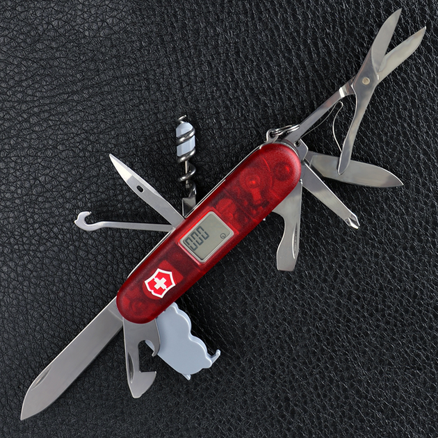 Нож складной, мультитул Victorinox Traveller Lite (91 мм, 27 функций) Красный - изображение 2