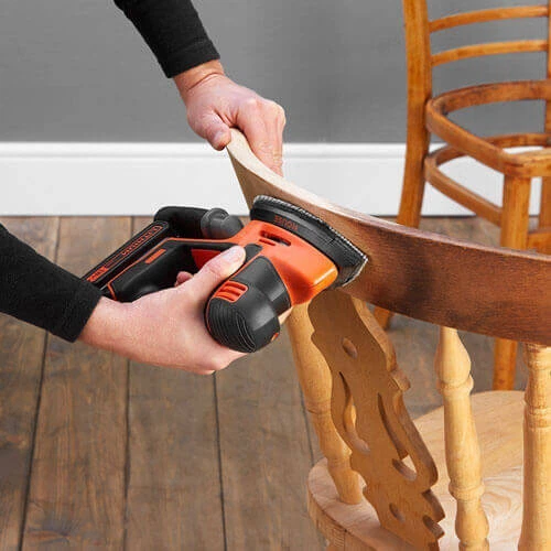 Вібраційна акумуляторна шліфмашина Black+Decker 18 В без акумулятора та зарядного пристрою (BDCDS18N) - зображення 5