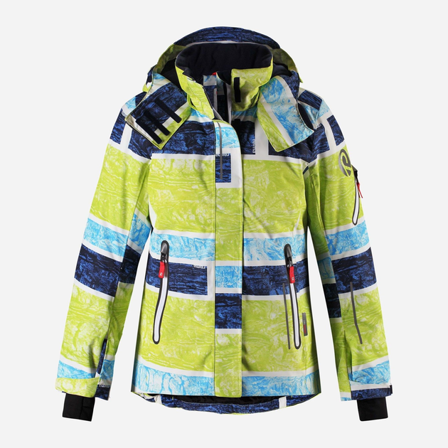 Акція на Дитяча зимова термо лижна куртка для дівчинки Reima Frost 531360B-2224 110 см від Rozetka