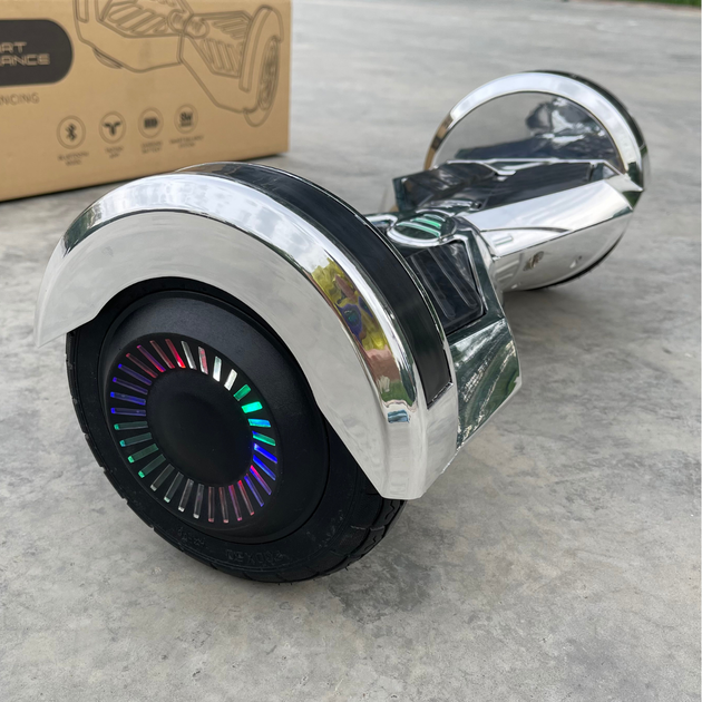 Гироборд Smart Balance 8" PRO 2021 Хром - Фото 2 Гироборд Smart Balance 8" PRO 2021 Хром - изображение 2