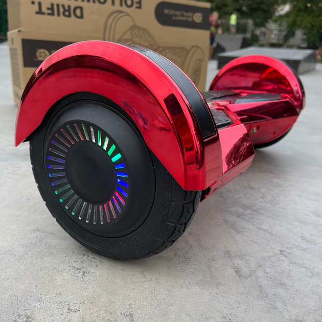 Гироборд Smart Balance 8" PRO 2021 Красный хром - Фото 5 Гироборд Smart Balance 8" PRO 2021 Красный хром - изображение 5
