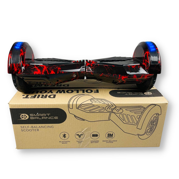 Гироборд Smart Balance 8" PRO 2021 Красная молния - Фото 5 Гироборд Smart Balance 8" PRO 2021 Красная молния - изображение 5