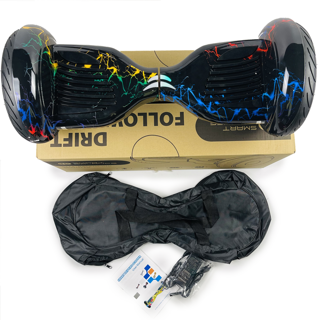 Гироборд Smart Balance 10.5" PRO 2021 Цветная молния - Фото 5 Гироборд Smart Balance 10.5" PRO 2021 Цветная молния - изображение 5