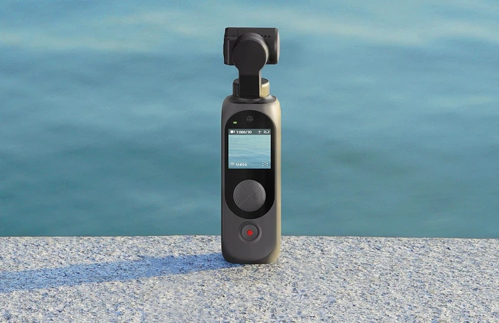 コンパクトデジタルカメラ FIMI PALM Gimbal Camera FIMI PALM 3軸ジンバルカメラ 4Kビデオカメラ 128°超広角 Wi-Fiで