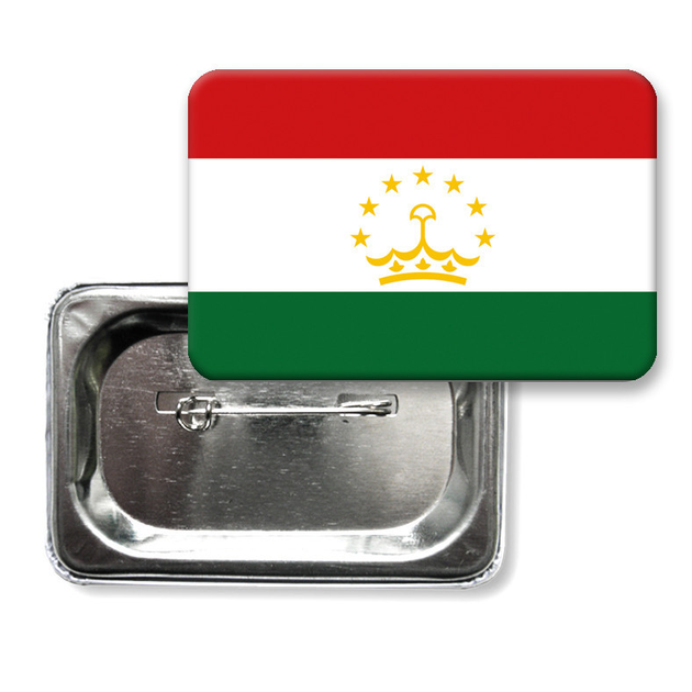 Таджикистан флаг с флагом Палестины, 3D-рендеринга