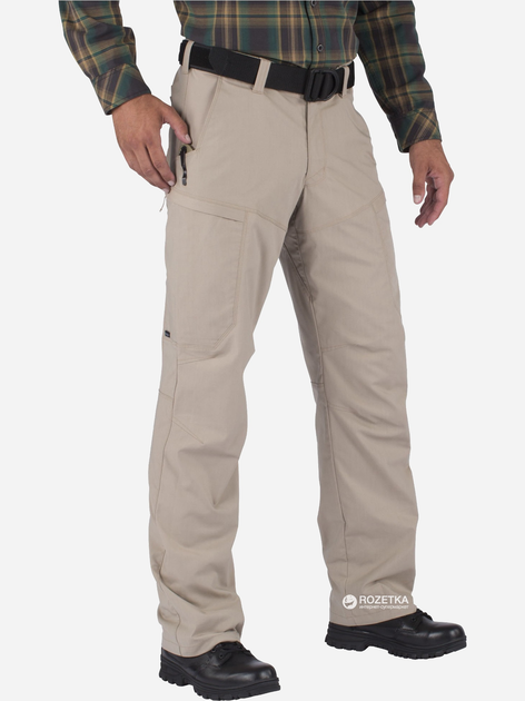 Штани тактичні 5.11 Tactical Apex Pants 74434 W28/L32 Khaki (2000980382651) - зображення 2