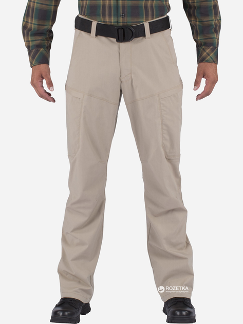 Штани тактичні 5.11 Tactical Apex Pants 74434 W30/L32 Khaki (2000980382699) - зображення 1