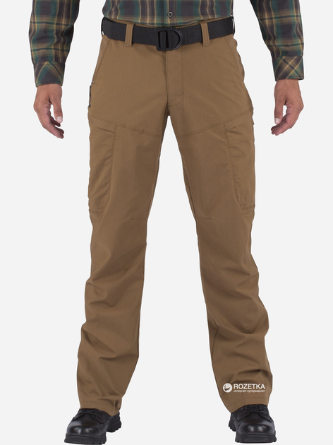 Штани тактичні 5.11 Tactical Apex Pants 74434 W28/L32 Battle Brown (2000980383139) - зображення 1