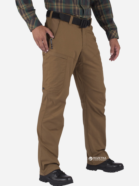 Брюки тактические 5.11 Tactical Apex Pants 74434 W28/L32 Battle Brown (2000980383139) - изображение 2