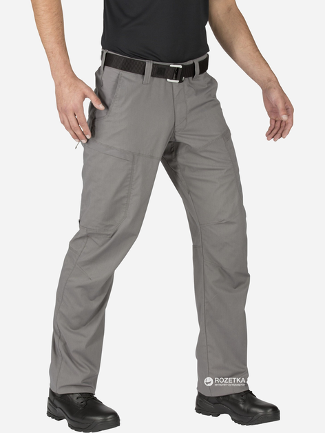 Брюки тактические 5.11 Tactical Apex Pants 74434 W30/L36 Storm (2000980391622) - изображение 2