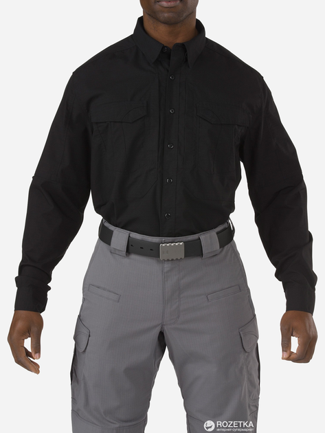 Рубашка тактическая 5.11 Tactical Stryke Long Sleeve Shirt 72399 S Black (2000980374045) - изображение 1