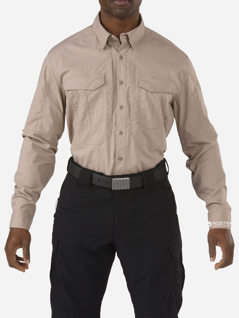 Сорочка тактична 5.11 Tactical Stryke Long Sleeve Shirt 72399 L Khaki (2000980374014) - зображення 1