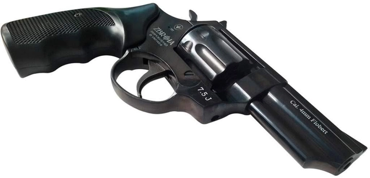 Револьвер под патрон Флобера Zbroia PROFI 3 (чёрный / пластик) - зображення 1