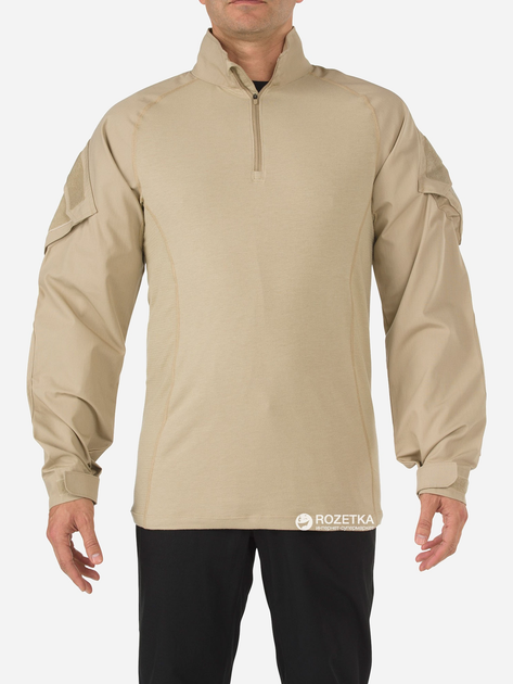 Тактическая рубашка 5.11 Tactical Rapid Assault Shirt 72194 S TDU Khaki (2006000046282) - изображение 1