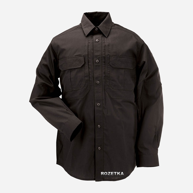 Рубашка тактическая 5.11 Tactical Taclite Pro Long Sleeve Shirt 72175 L Black (2000000111834) - изображение 1