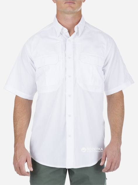 Рубашка тактическая 5.11 Tactical Taclite Pro Short Sleeve 71175 L White (2000980397907) - изображение 1