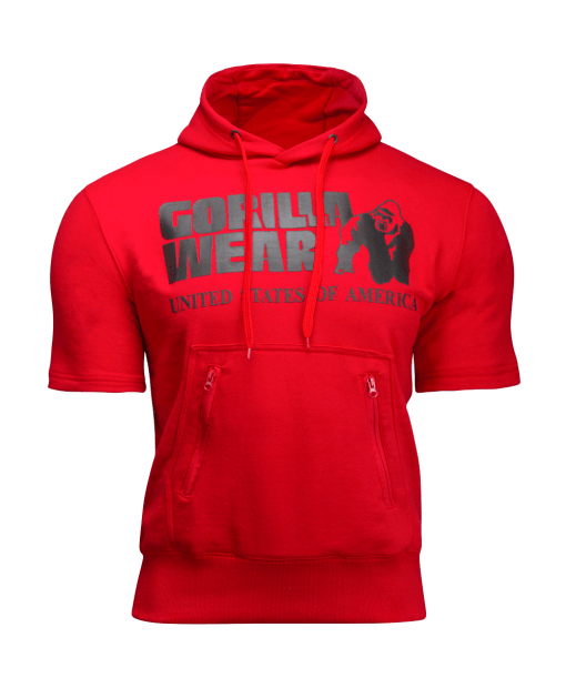 Худі Gorilla Wear Boston Short Sleeve Hoodie M Червоний (9070150002) - Фото 1 Худі Gorilla Wear Boston Short Sleeve Hoodie M Червоний (9070150002) - зображення 1