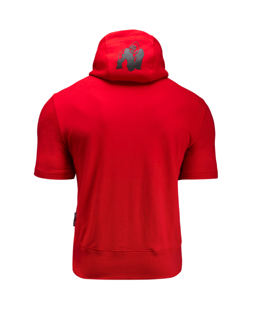 Худі Gorilla Wear Boston Short Sleeve Hoodie M Червоний (9070150002) - Фото 3 Худі Gorilla Wear Boston Short Sleeve Hoodie M Червоний (9070150002) - зображення 3