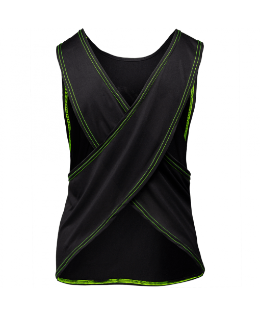 Майка Gorilla Wear Odessa Cross Back Tank Top XS Чорна/Неоново-рожевий (9110390400) - зображення 2