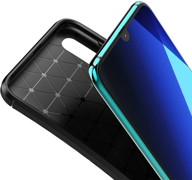 Чехол-накладка TOTO TPU Carbon Fiber 1,5mm Case Samsung Galaxy A70 Dark ...