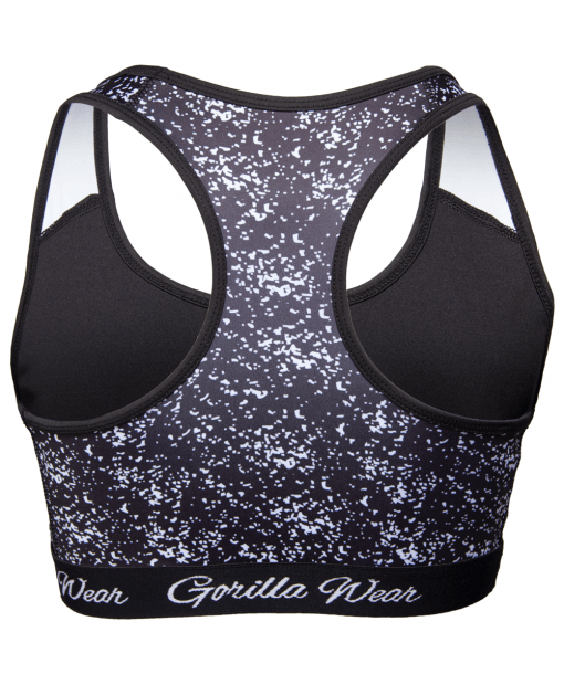 Топ Gorilla Wear Hanna Sports Bra L Черно-белый (9151391003) - изображение 2