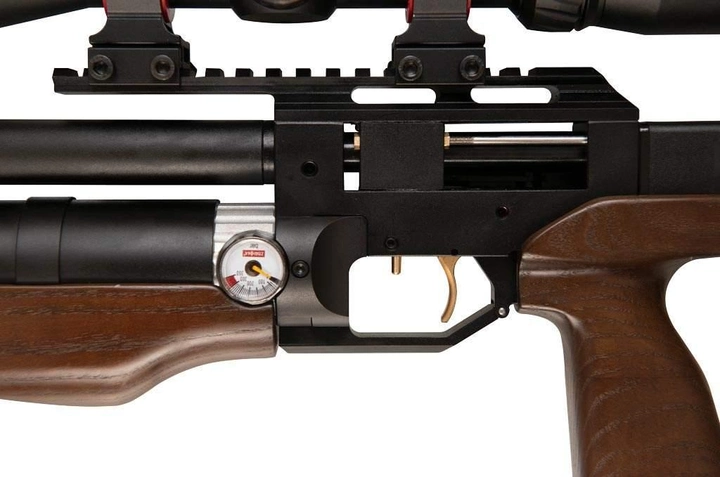 Пневматічна гвинтівка (PCP) ZBROIA Sapsan 550/300 (кал. 4,5 мм, коричневий) - зображення 2